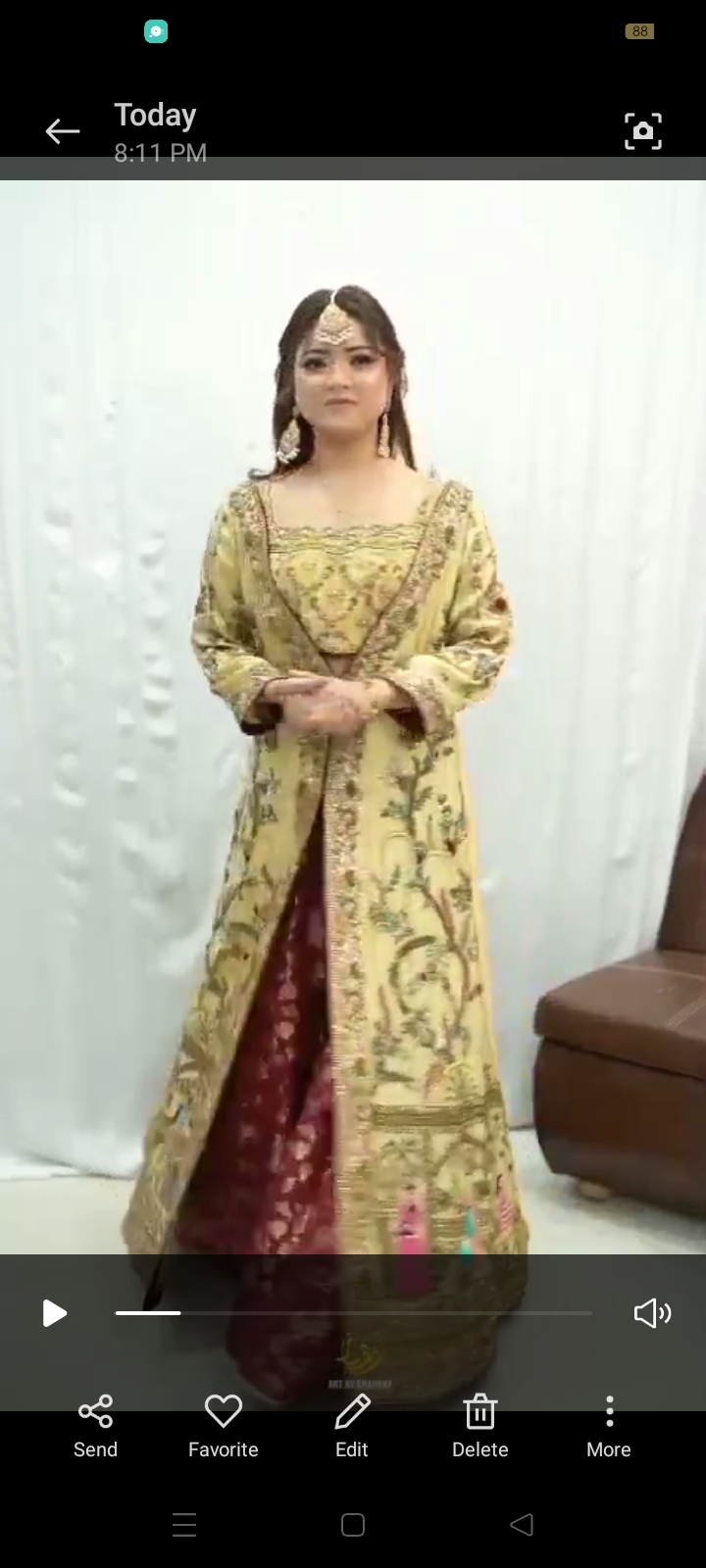 New bridal collection red bridal
